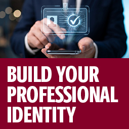 Image says "Build Your Professional Identity"