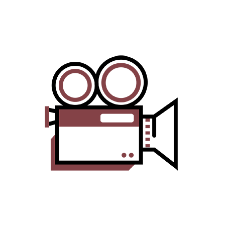 Movie camera icon