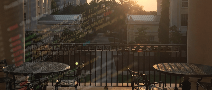 Meeting space at Rhodos residence hall