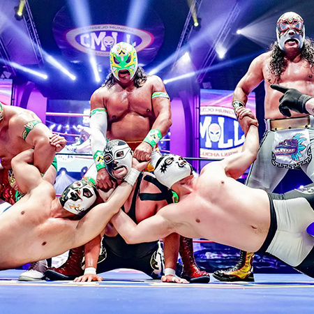 lucha libre wrestling match in Mexico
