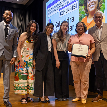Doctoral Student Teacher of the Year Katheldra Alexander
