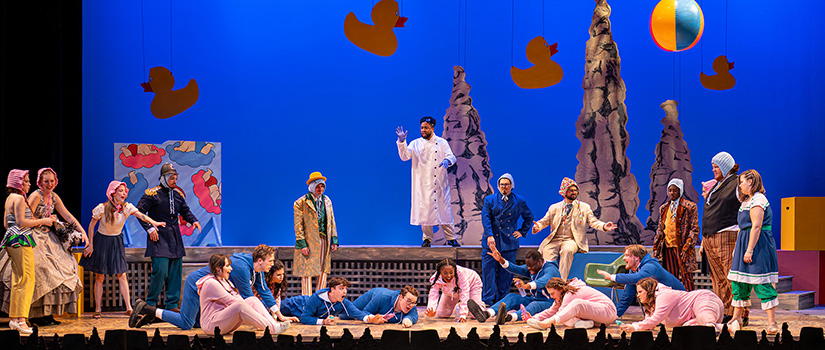 Opera at USC performing "Les Mamelles de Tireias"