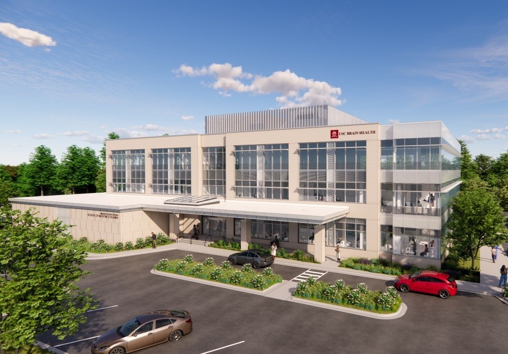 Rendering of USC's Brain Health Center