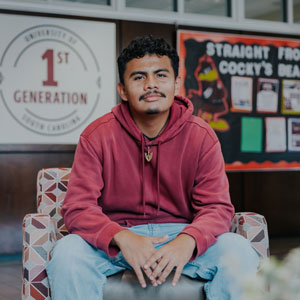 Man sitting in a chair 