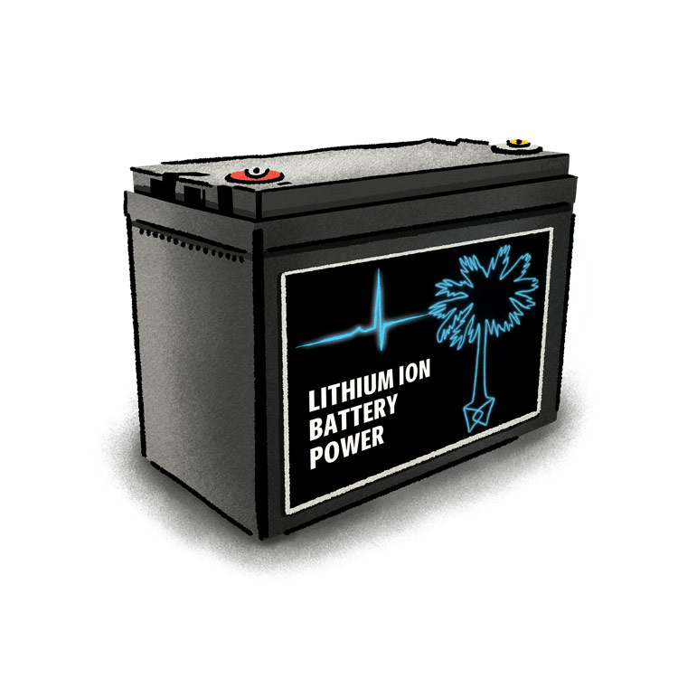 An illustration of a battery.